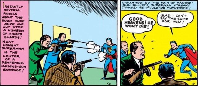 Superman Machineguns