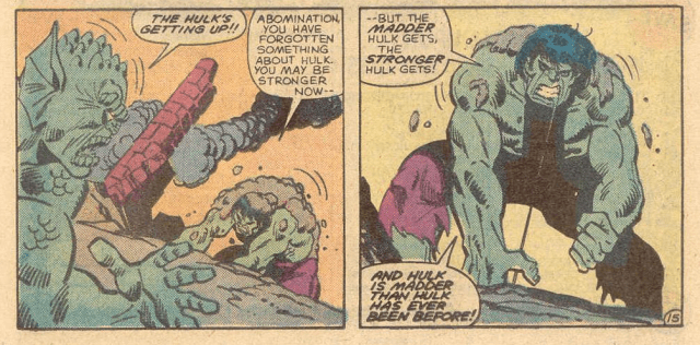 Hulk versus Abomination