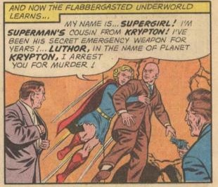 Supergirl and Luthor